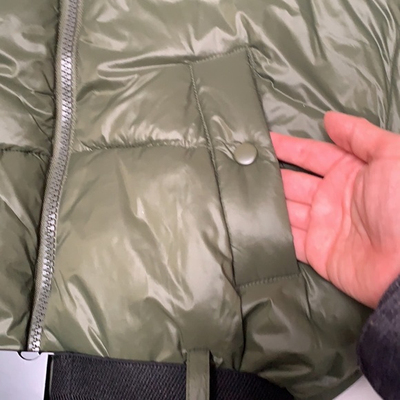 NWOT Zara belted lightweight puffy jacket sz S - Picture 3 of 7